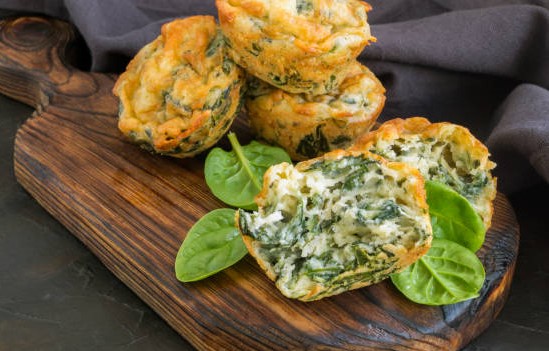 Зелени зеленчукови мъфини